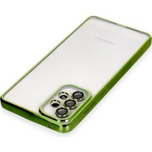 Newface Samsung Galaxy A53 5g Kılıf Razer Lensli Silikon - Yeşil