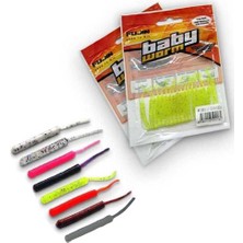 Özbience Renkli 5,2cm Silikon Baby Worm, Yumuşak ve Esnek, Güvenli Bebek Oyuncağı