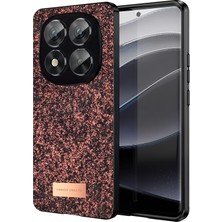 Onegif Xiaomi Redmi Note 14 Pro 5g Bright Simli Kapak - Derin Mor