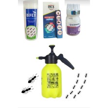 Safa Tarım Karınca Ilaçlama Set/bifex 100GR/REXJEL 5gr/k-Othrine 50ML-2LT Basınçlı Pompa