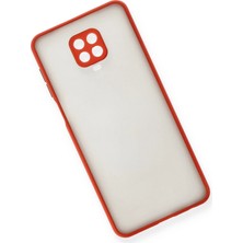 Newface Xiaomi Redmi Note 9 Pro Kılıf Montreal Silikon Kapak - Kırmızı