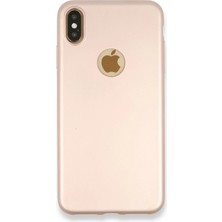 Kayem Kay  iPhone Xs Max Kılıf First Silikon - Rose Gold 56487
