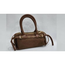 Aysamood Kadın Süet Dikdörtgen Omuz Çantası