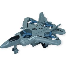 LTG Nova Sürtmeli Döner 4 Pervaneli Uçak - Gri