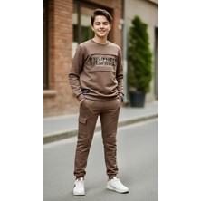 Sinem Çeyiz Clup Polo 4035 Unlimited Editions Paçası Bantlı Eşofman Takım