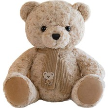 Duman Oyuncak Bej Renkli Atkılı Oyuncak Ayı