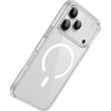 Kayem Kay  iPhone 17 Pro Max Kılıf Pc Real Magsafe Kapak - Şeffaf 56487