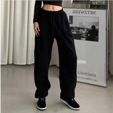 Harmony Factory Düz Siyah Oversize (Unisex) Eşofman