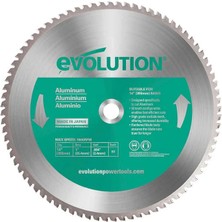 Evolution A355TCT-80CS Alüminyum Daire Testere Bıçağı, 355MM