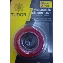 Genel Çift Taraflı Akrilik Silikon Bant Şeffaf Ekstra Güçlü Yapışkanlı Su Geçirmez Çerçeve Tablo Bandı