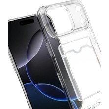 Bg Arzenis Arzenis  Apple iPhone 17 Pro Kart Şeffaf Silikon - Şeffaf 9968547