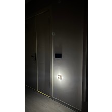 Şık Beyaz Gece Lambası, Oda Dekoru ve Yüksek Kalite Işıklandırma