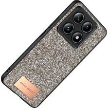 Bg Arzenis Arzenis  Xiaomi Mi 14T Pro Bright Simli Kapak - Gold 9968547