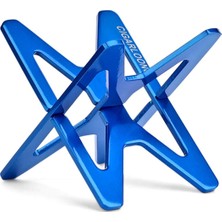 Bek Tobacco Metal Katlanır Puro Sehpası Standı Kılıflı Mavi