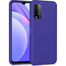 Newface Xiaomi Redmi 9t Kılıf Nano Içi Kadife Silikon - Mor