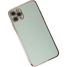 Newface Iphone 11 Pro Max Kılıf Volet Silikon - Açık Yeşil