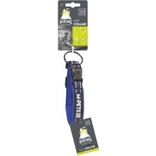 Delixa M-Pets Hıkıng Reflektörlü Soft Boyun Tasması Blue (S)