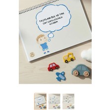 Taşıtları Bul ve Tak Cırt Cırtlı Etkinlik Kitabı