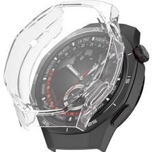 Delixa Watch Gt5 Pro 46MM Için Saati Tam Saran Tpu Ekran Koruyuculu Çizilme ve Darbelere Karşı Koruma Sağla