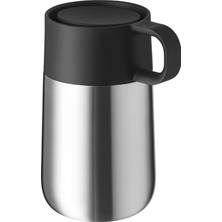 Delixa Çelik Gümüş Kişisel Kısa Termos 300 ml