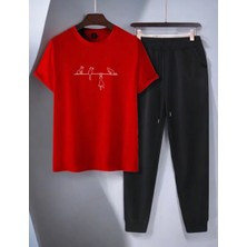 Punix Kids Punıx Kids Özel Seri Oyuncu Kediler Baskılı %100 Pamuk Kısa Kollu Yazlık Kız Çocuk Eşofman Takımı