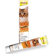 Delixa Gimcat Anti-Hairball Duo, Kedi Macunu, Peynir+Malt, 50 gr