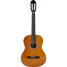 Delixa LC-3900OR 4/4 Klasik Gitar, Koyu Natural