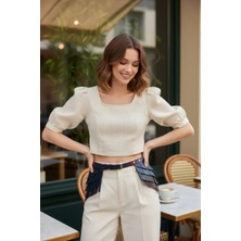 Çamaşır Kenti Siyah Kadın Kemer Katmanlı Yan Panelli Bel Aksesuarı - CMSR1254