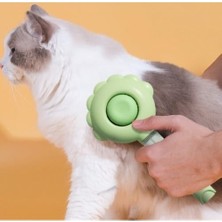 Delixa Basmalı Kedi Tarağı, Su Hazneli Sprey Özellikli Evcil Hayvan Tarama Fırçası