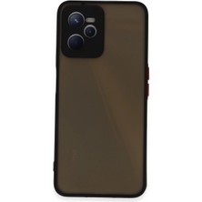 Alem Realme C35 Kılıf Montreal Silikon Kapak - Siyah