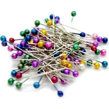 Delixa Benim - Mineli Renkli Başlı Toplu Iğne 50 Adet