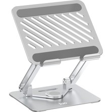 Delixa 360° Dönebilen Alüminyum Tablet Standı Yükseklik ve Eğim Ayarlı Metal Tablet Tutucu iPad Pro 13 12 1