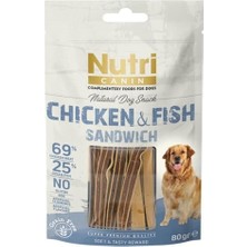 Delixa Nutri Canin Tavuklu ve Balıklı Tahılsız Köpek Ödül Maması 80GR