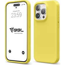 Delixa Babilden iPhone Kılıf Ince Sıvı Silikon 3 Katmanlı Tam Kaplamalı Yumuşak Jel Kauçuk Kılıf Kapak, Sar