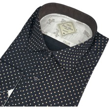 Eren Style Slim Fit Pamuklu Uzun Kollu Cepsiz Gömlek (Slim Fit Kalıp)