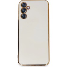 Alem Samsung Galaxy M14 5g Kılıf Volet Silikon - Beyaz