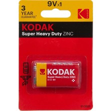 Alem Kodak Super Heavy Duty Çinko Karbon 9 Volt Pil
