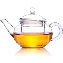 Delixa Cam Bitki Çayı Demliği 250 ml - Cam Süzgeçli Demlik