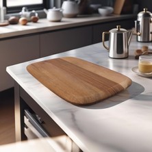 Delixa Akasya Kesme Tahtası Antibakteriel Yıkanabilir Doğrama Tahtası Dikdörtgen 30X20CM | Antibakteriyel V