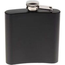 Luord-Store Siyah 6 Oz Çelik Cep Içki Kanyak Matarası