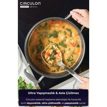 Delixa Cırculon, 24X13,5 cm Cam Kapaklı Tencere