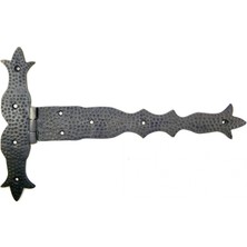 Alem Antika Tarz Dekoratif Pirinç Kuyruklu Dövme Menteşe - 251X393 Mm, Oksit