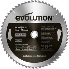 Evolution GW355TCT-60 Ahşap Daire Testere Bıçağı, 355MM