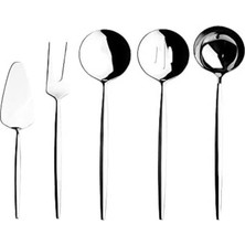 Delixa Jumbo 9000 5 Parça Servis Seti Gümüş