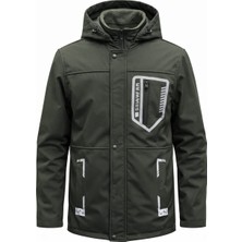 SINWEAR Sınwear Su ve Rüzgar Geçirmez Içi Kürklü Softshell Erkek Mont