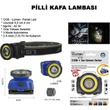 Alem Güçlü Pilli Kafa Lambası  WT-607