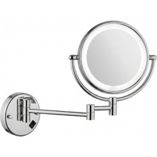 Delixa Vitra Arkitekta A44010 Makyaj Tıraş Aynası, Ledli, Krom