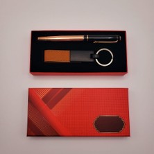 Luord-Store Deri Metal Anahtarlık ve Roller Kalem