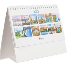 Delixa Keskin Color Üçgen Masa Takvimi - Manzaralar