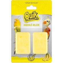 Delixa Quik Kuşlar Için Enerji Bloğu, Muzlu, 2'li
